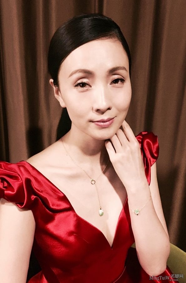 陶虹身着深V红裙搭配肉丝袜亮相红地毯非常完美(7/8)