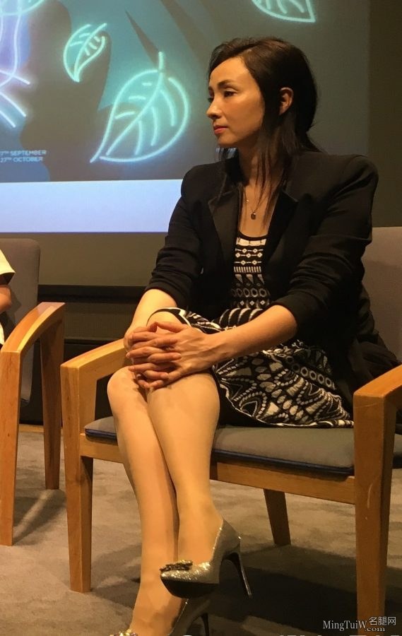 成熟的女影星陶虹穿肉丝袜细高跟翘二郎腿(1/4)
