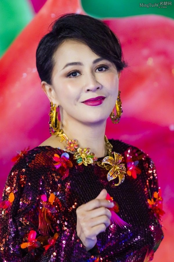 刘嘉玲美裙露背开叉这身材保持的相当好了(4/4)
