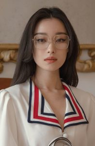 米兰时装周里的倪妮 重点是旁边Miriam Leone的紫色丝袜