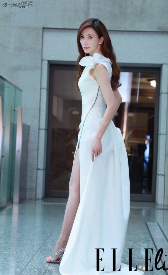 高挑气质美模林志玲穿高开叉长裙展示长腿和美足(3/6)