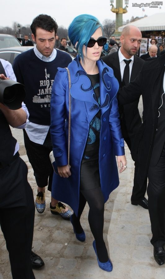 Katy Perry腿穿80D黑丝袜派头十足(15/20)