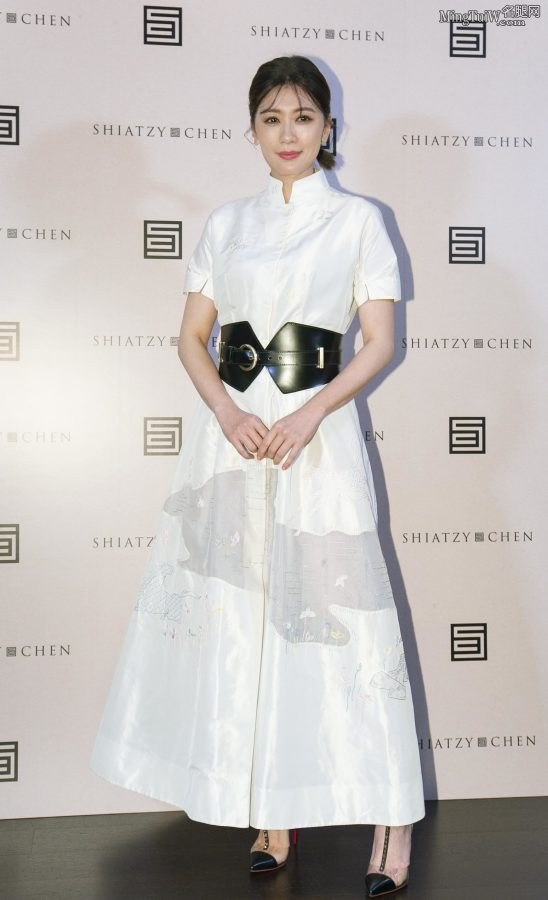 成熟气质女星贾静雯脚踩细高跟大气现身(1/7)