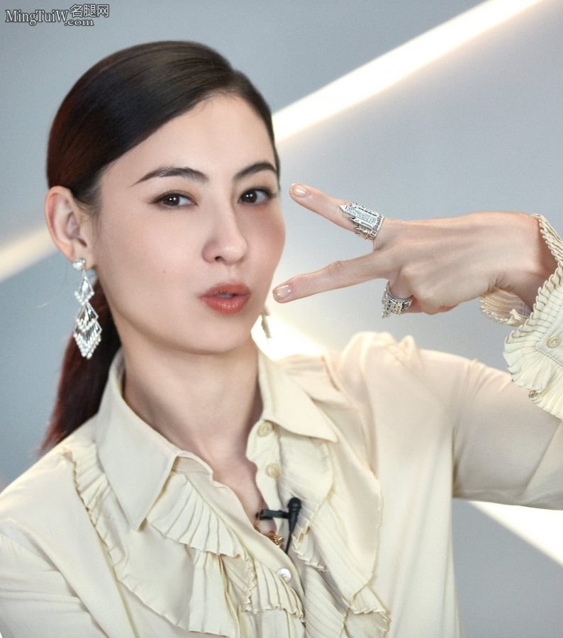 张柏芝气质造型腿穿黑丝，腿部显示不多以后如果找到了再更(3/4)