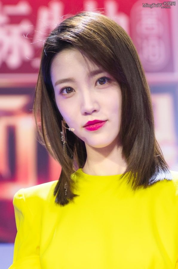 美女主持人张纯烨开叉黄裙露出性感的凉高跟(4/4)