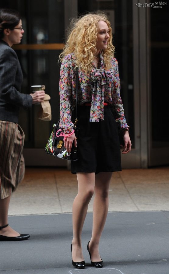 Post-90s actress AnnaSophia Robb's fleshy pantyhose and high-heeled legs(19/19)