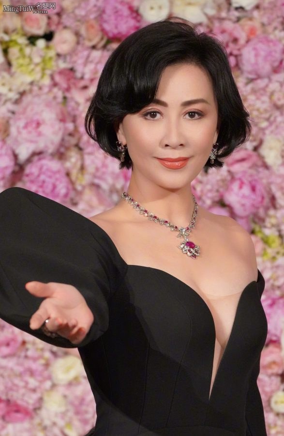 刘嘉玲两颗车大灯那是真亮啊(8/8)