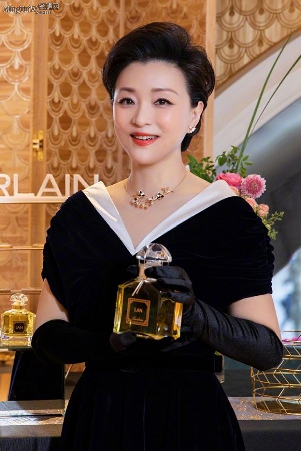 杨澜黑长裙配肉丝气质优雅高贵(2/2)