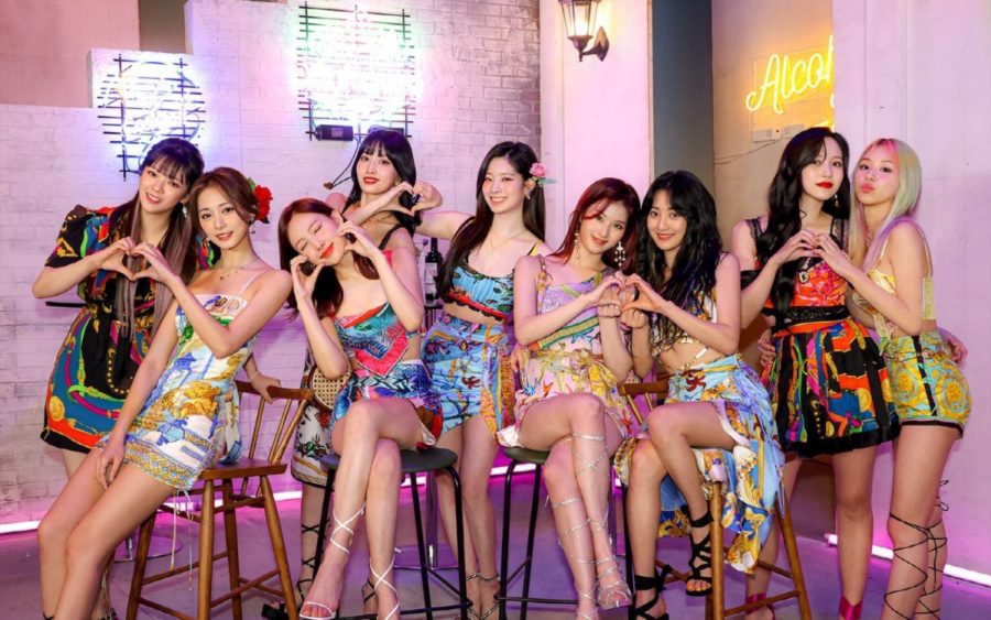 韩国女子组合TWICE众小姐姐们美腿凉高跟宣传专辑《Taste of love》（第5张/共11张）