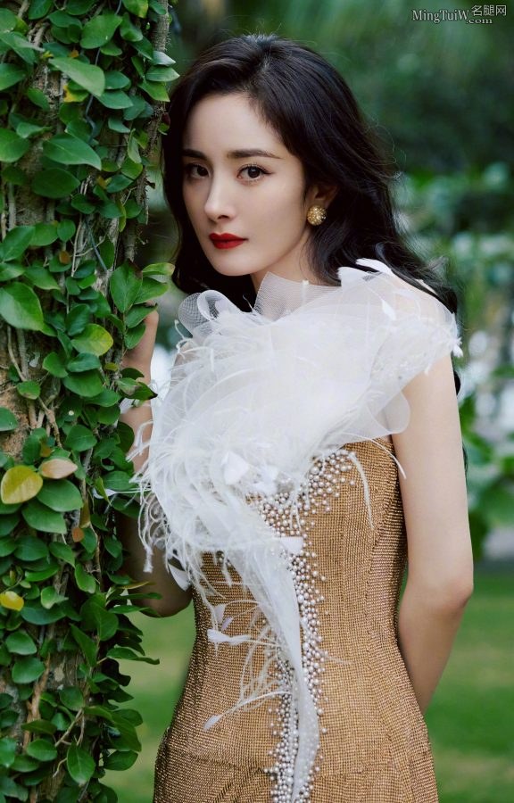 鲜花盛开处杨幂细腰长腿如仙子(10/11)