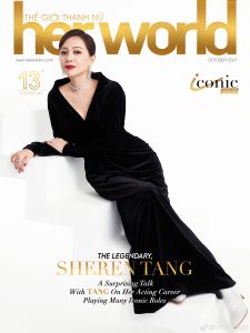 《her world》杂志邓萃雯时尚摩登大片身材丰满