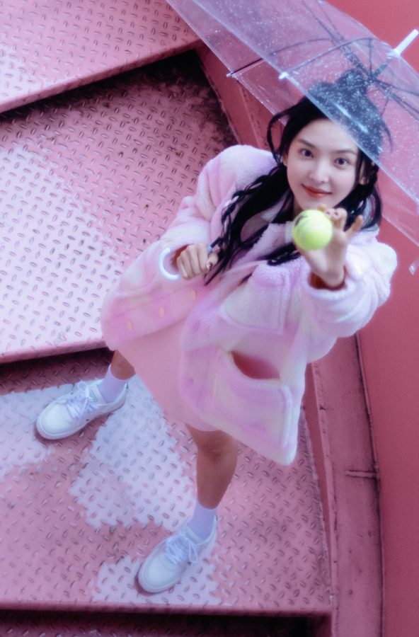 章若楠脏辫粉红少女美腿纤细(5/5)