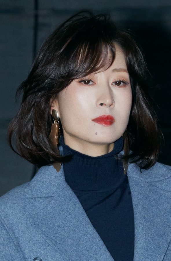 在地库里拍照片的美姐刘敏涛(5/5)