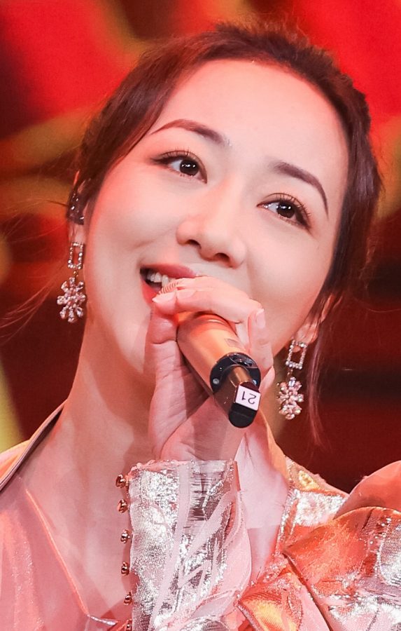 美女明星韩雪登台表演玉腿美脸迷人(10/13)