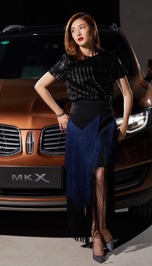 美腿女明星江疏影代言林肯MKX汽车(6/8)