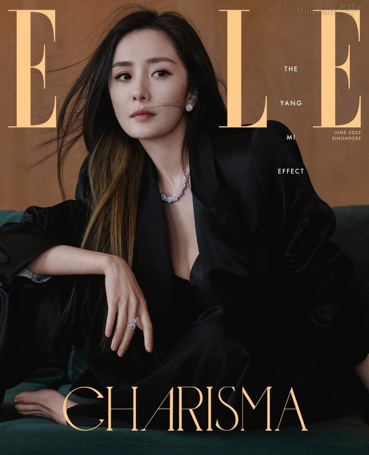 ELLE杂志杨幂写真美玉足和眼神勾人(5/8)