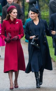双王妃Kate Middleton(凯特)和Meghan Markle(梅根)同框出镜