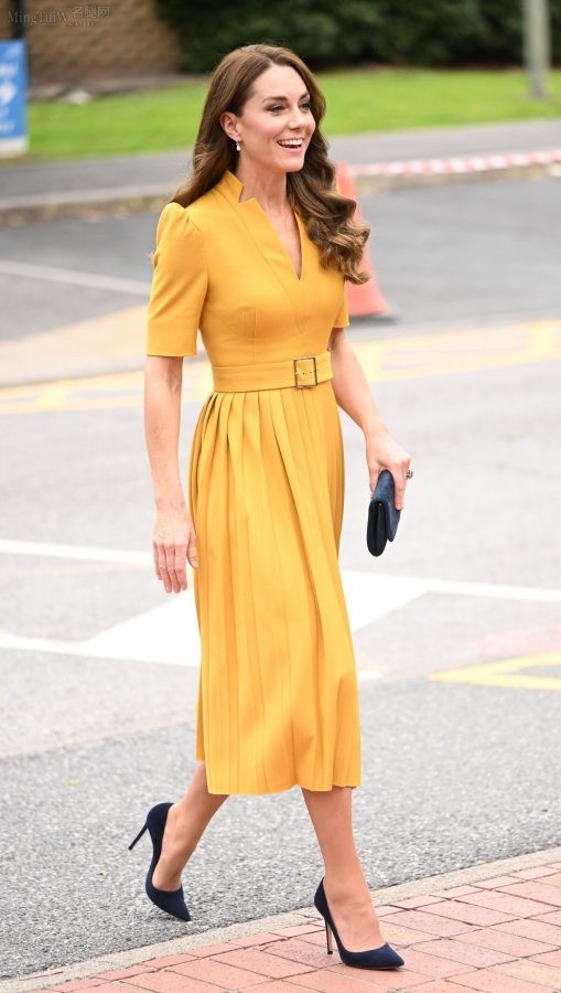 Kate Middleton脚穿超薄肉色丝袜配Gianvito Rossi细高跟鞋(4/19)