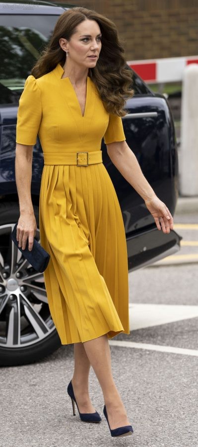 Kate Middleton脚穿超薄肉色丝袜配Gianvito Rossi细高跟鞋(7/19)