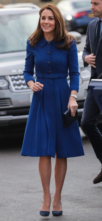 凯特王妃Kate Middleton腿上裹了超薄的肉色丝袜（第4张/共9张）