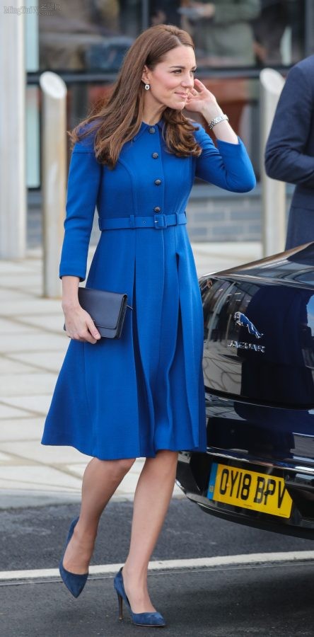 凯特王妃Kate Middleton腿上裹了超薄的肉色丝袜（第8张/共9张）