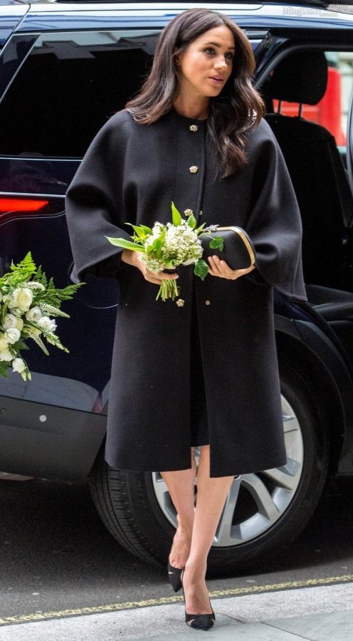 梅根Meghan Markle白腿穿细高跟街拍图(4/9)