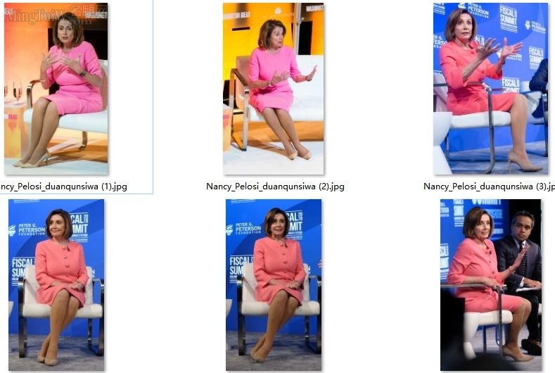Nancy Pelosi短裙丝袜高跟合集（第1张/共44张）