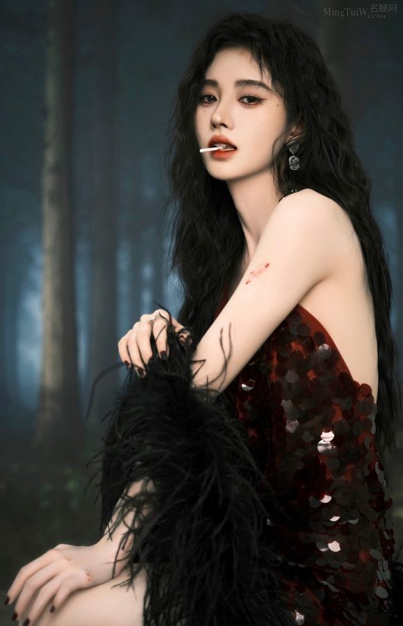 爱吃棒棒糖的鞠婧祎脸太美了(2/9)