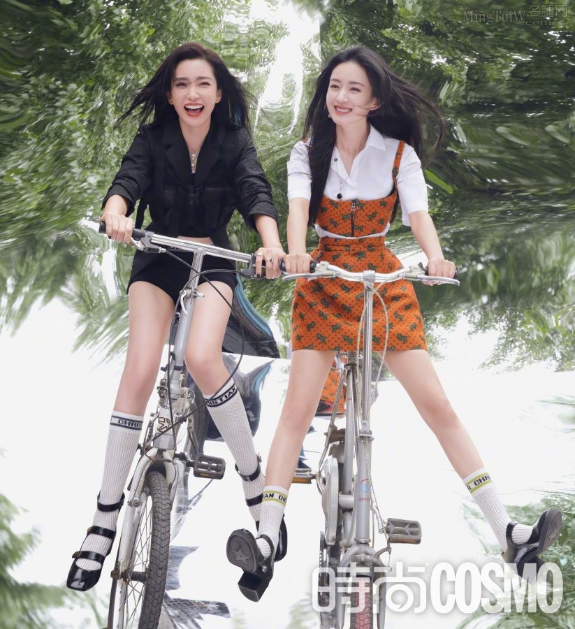 李冰冰和赵丽颖好姐妹两双美腿登上时尚杂志封面（第1张/共3张）