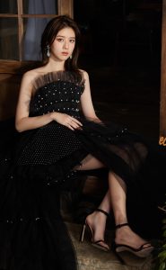 杂志写真李凯馨可爱迷人的黑丝脚