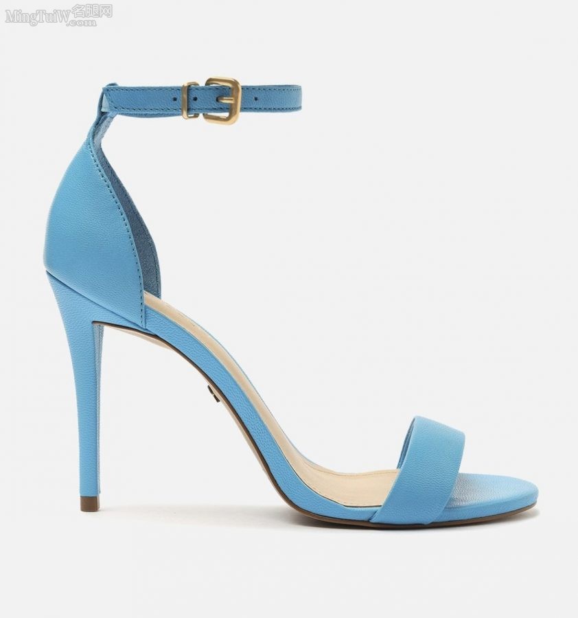 李凯馨玉脚穿Stuart Weitzman蓝色高跟凉鞋梦幻写真(5/8)