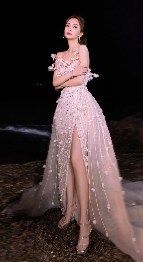 金鸡奖颁奖礼杨颖穿高开叉礼服秀出神仙长腿(11/40)