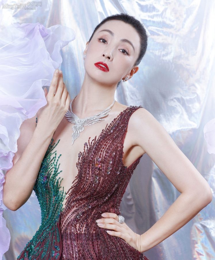 50岁女人陶虹身穿高雅长裙展现美腿曲线(3/9)