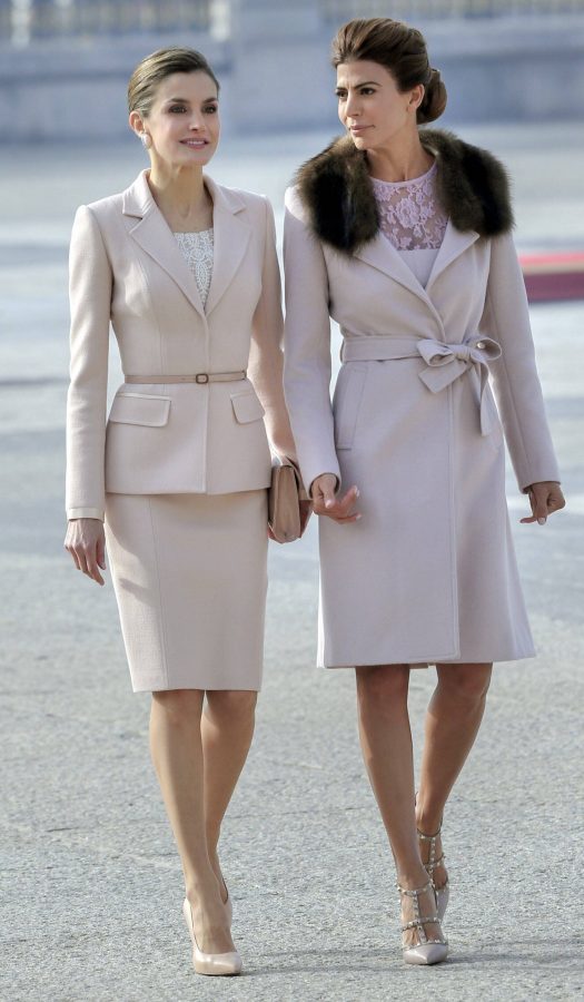 西班牙王后Letizia Ortiz和阿根廷第一夫人Juliana Awada似姐妹（第3张/共9张）