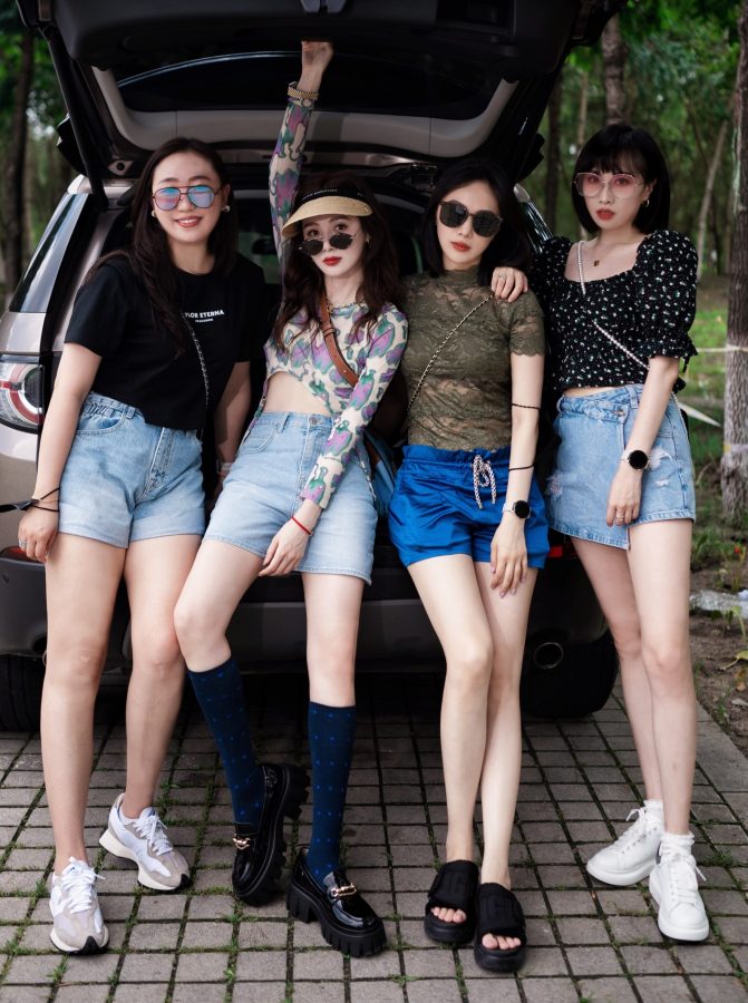 女明星路晨和她的美腿闺蜜们(4/8)
