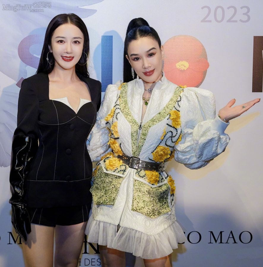 钟丽缇长马尾辫超短裙美长腿霸气(6/9)