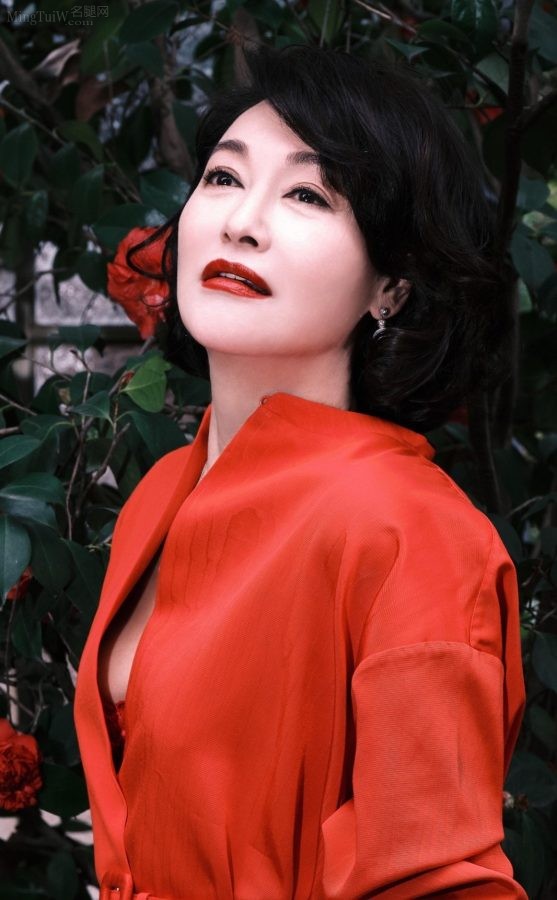 成熟魅力女人惠英红公园长椅上秀玉脚(4/4)