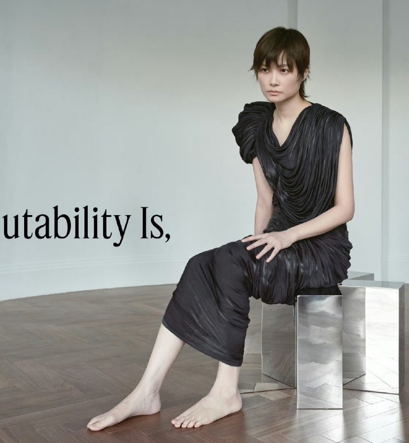 Li Yuchun's bare feet photo on the cover of the May issue of "T Jinxiu"(2/2)