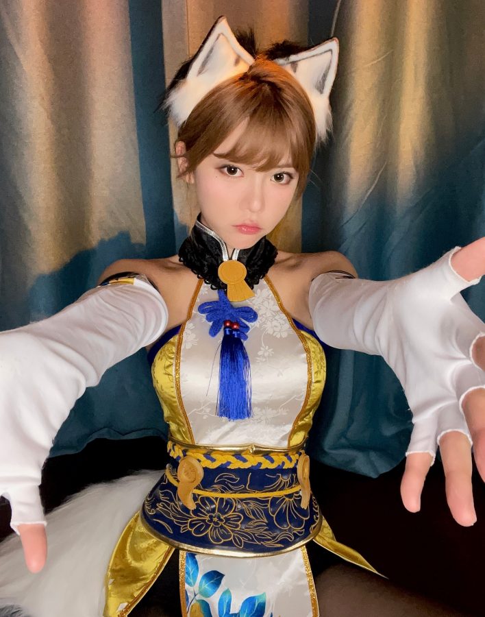 周淑怡COS猫女郎腿穿黑丝很会玩(5/6)
