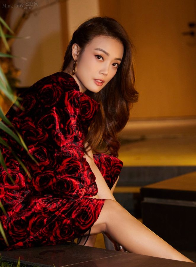 丝绸之路国际电影节闭幕式现场容祖儿纤细的玉腿(10/10)
