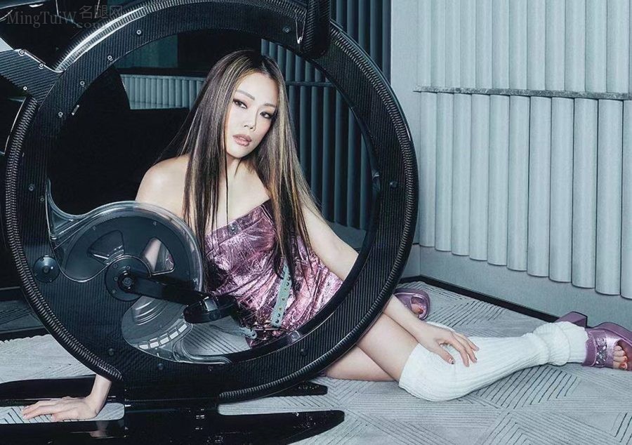 《MADAME FIGARO》杂志写真容祖儿无瑕美腿(4/4)