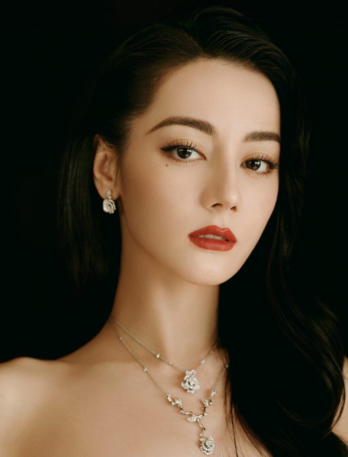 Dilraba Dilmurat attended the Dior brand event, wearing waterproof platform and cool high heels, her elegant temperament and eye-catching eyes(11/12)