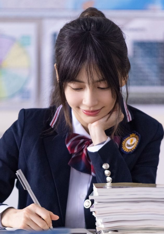 《暮色心约》杨颖Angelababy穿上校服变身学生妹(6/6)