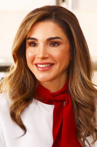 约旦王后Queen Rania红高根鞋内的肉丝脚