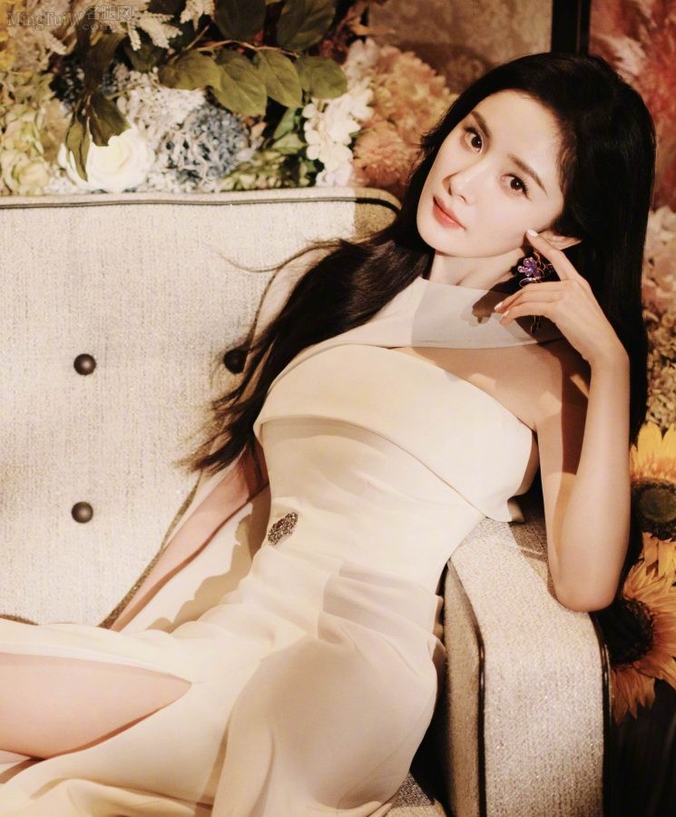 女神杨幂身穿开叉礼服美腿半露(3/10)