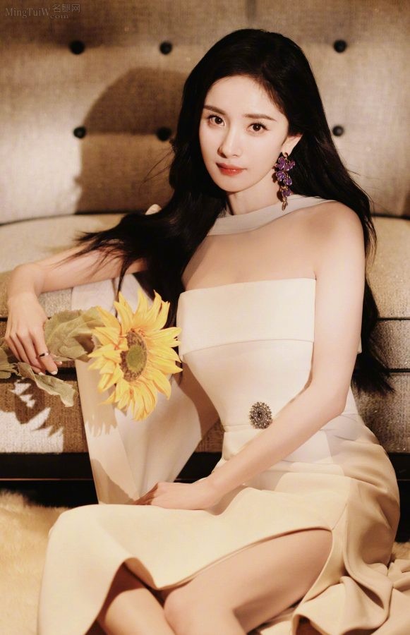 女神杨幂身穿开叉礼服美腿半露(5/10)