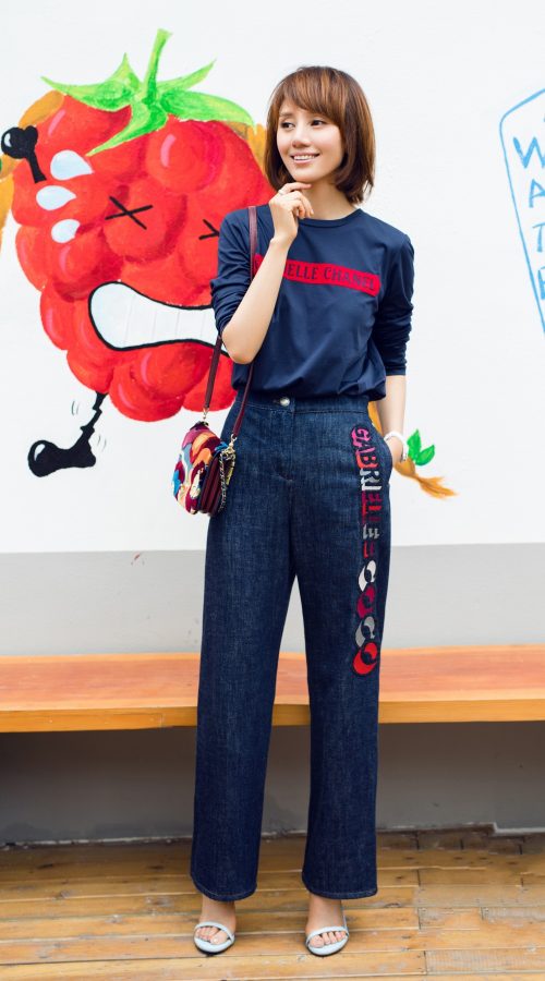 Yuan Quanyu wearing high-heeled sandals fashion street photo(2/4)