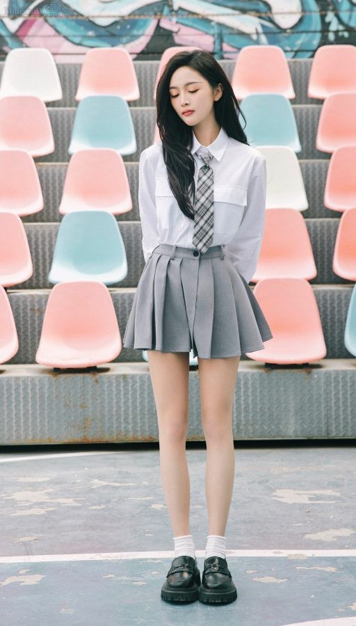 美少女吴宣仪穿百褶裙美腿笔直修长(5/12)