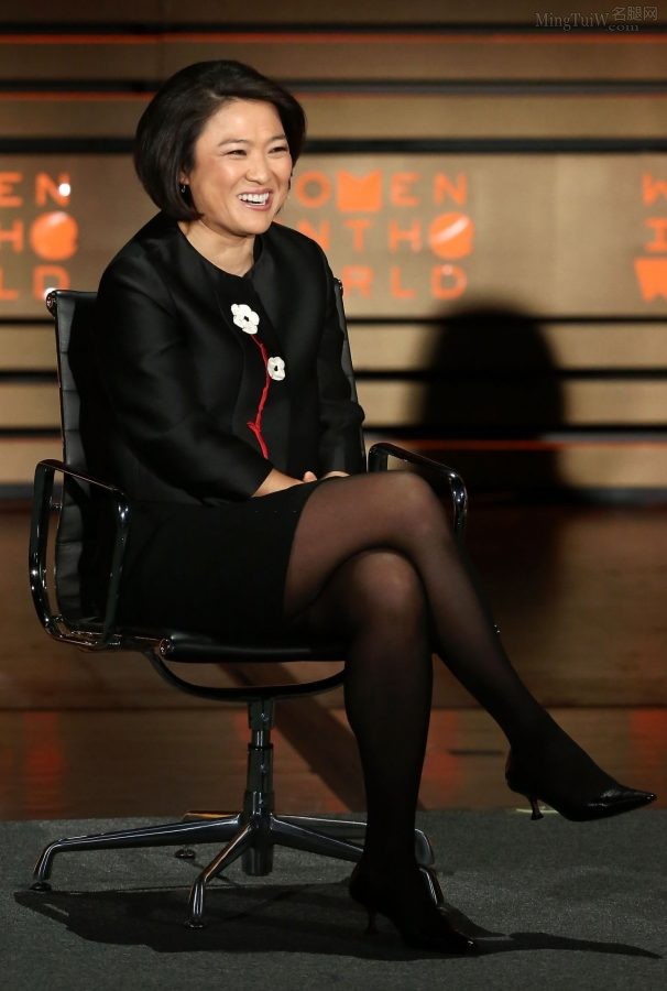 世界女性峰会上张欣对话记者Maria Bartiromo(6/7)