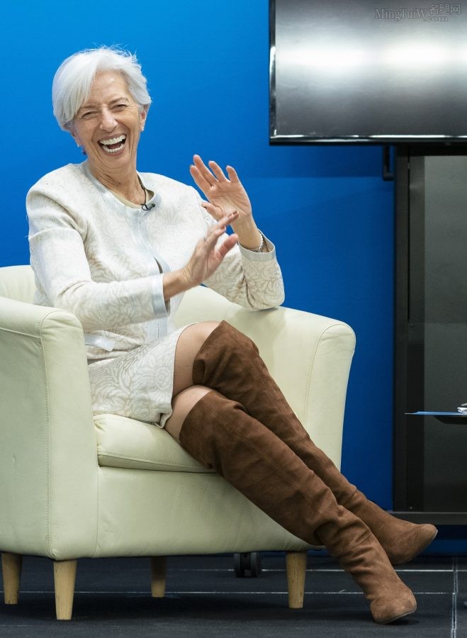 国际货币基金组织两任总裁Christine Lagarde和Kristalina Georgieva(1/8)
